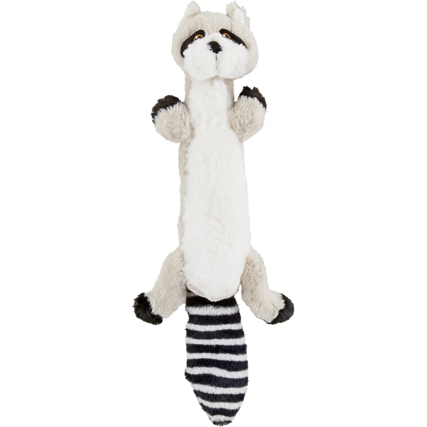 Frisco Raccoon Skinny Plush Squeaky Dog Toy 3 Frisco Raccoon Skinny Plush Squeaky Dog Toy