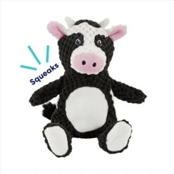 Frisco Cow Textured Plush Squeaky Dog Toy 10 Frisco Cow Textured Plush Squeaky Dog Toy -Chewy 147059 PT2. AC SS1800 V1691776574
