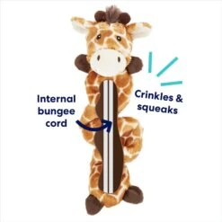 Frisco Giraffe Bungee Plush Squeaky Dog Toy -Chewy 152822 PT2. AC SS1800 V1686579683
