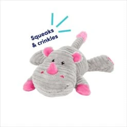 Frisco Rhino Corduroy Plush Squeaky Dog Toy -Chewy 152828 PT2. AC SS1800 V1695671061