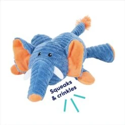 Frisco Corduroy Plush Squeaking Elephant Dog Toy -Chewy 152830 PT2. AC SS1800 V1692020083