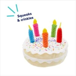 Frisco Birthday Cake Plush Squeaky Dog Toy -Chewy 162839 PT2. AC SS1800 V1695670718