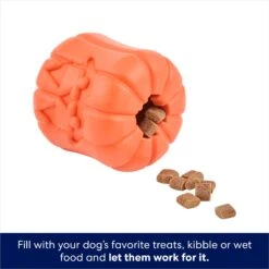 Frisco Halloween Pumpkin Rubber Treat Dispenser Dog Toy, Medium/Large -Chewy 164763 PT3. AC SS1800 V1689878520