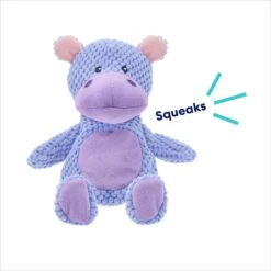 Frisco Hippo Textured Plush Squeaky Dog Toy 10 Frisco Hippo Textured Plush Squeaky Dog Toy -Chewy 174697 PT2. AC SS1800 V1695659158