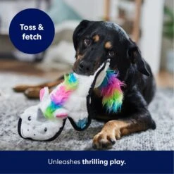 Frisco Unicorn Stuffing-Free Flat Plush Squeaky Dog Toy 12 Frisco Unicorn Stuffing-Free Flat Plush Squeaky Dog Toy -Chewy 174737 PT4. AC SS1800 V1695671061