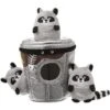 Frisco Trash Can & Raccoons Hide & Seek Puzzle Plush Squeaky Dog Toy -Chewy 174757 Main. AC SS1800 V1572616728