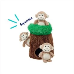 Frisco Monkeys In Tree Hide & Seek Puzzle Plush Squeaky Dog Toy -Chewy 174759 PT3. AC SS1800 V1698345474