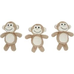 Frisco Monkeys In Tree Hide & Seek Puzzle Plush Squeaky Dog Toy Refills