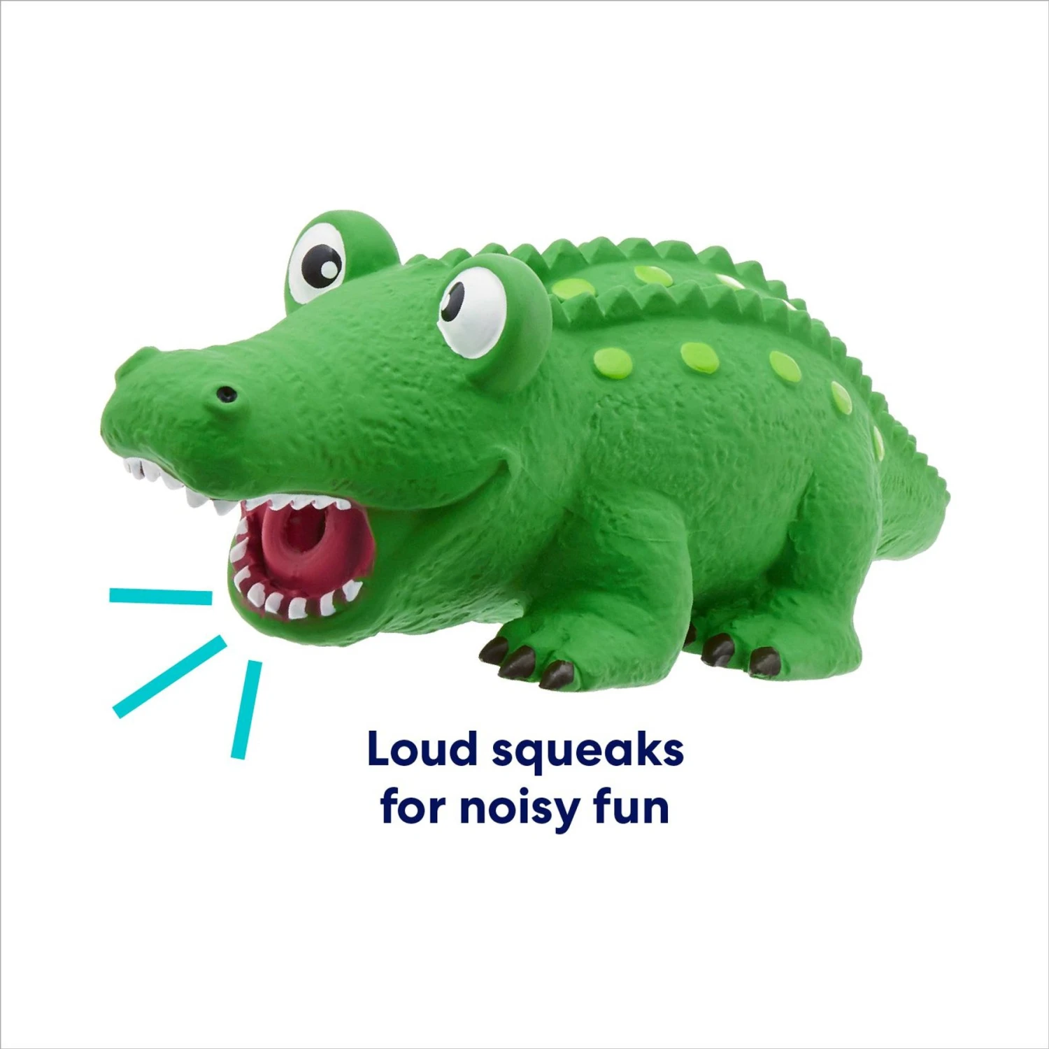 Frisco Alligator Latex Squeaky Dog Toy 4 Frisco Alligator Latex Squeaky Dog Toy - Image 3