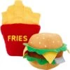 Frisco Burger & Fries Plush Squeaky Dog Toy -Chewy 213822 MAIN. AC SS1800 V1590069376