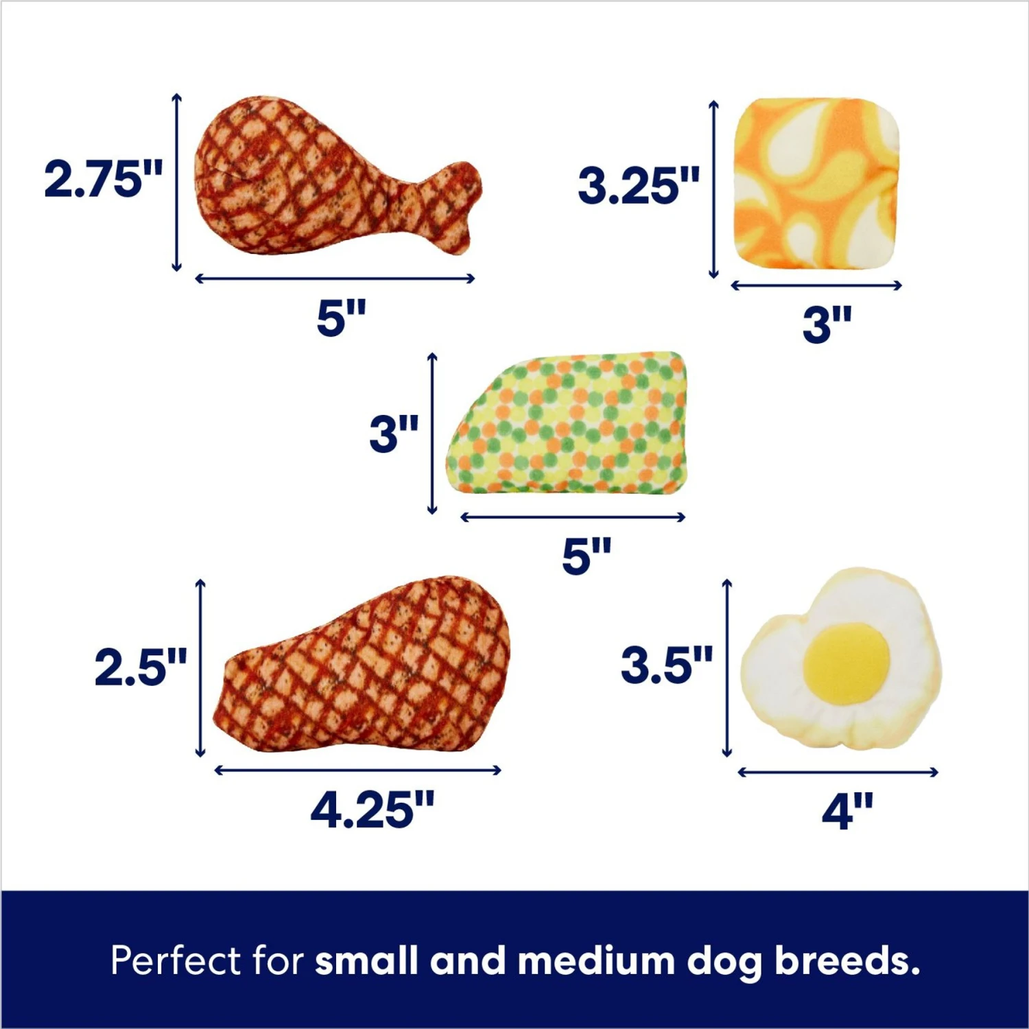 Frisco Microwave Dinner Interactive Plush Squeaky Dog Toy 5 Frisco Microwave Dinner Interactive Plush Squeaky Dog Toy - Image 3