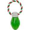 Frisco Holiday Christmas Light Rope With TPR Squeaky Dog Toy