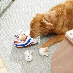 Frisco Zoomies & Chill Popcorn Hide & Seek Puzzle Plush Squeaky Dog Toy -Chewy 241679 PT6. AC SS1800 V1610756768