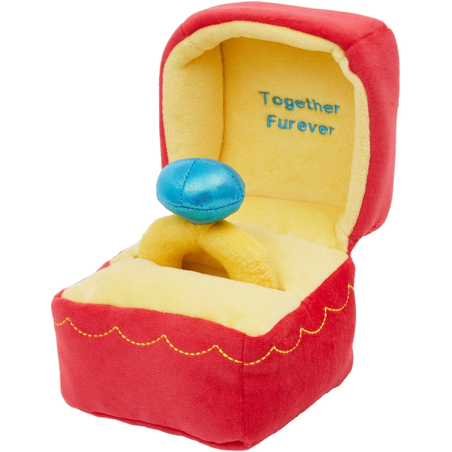 Frisco Valentine Ring 2-in-1 Plush Squeaky Dog Toy 3 Frisco Valentine Ring 2-in-1 Plush Squeaky Dog Toy