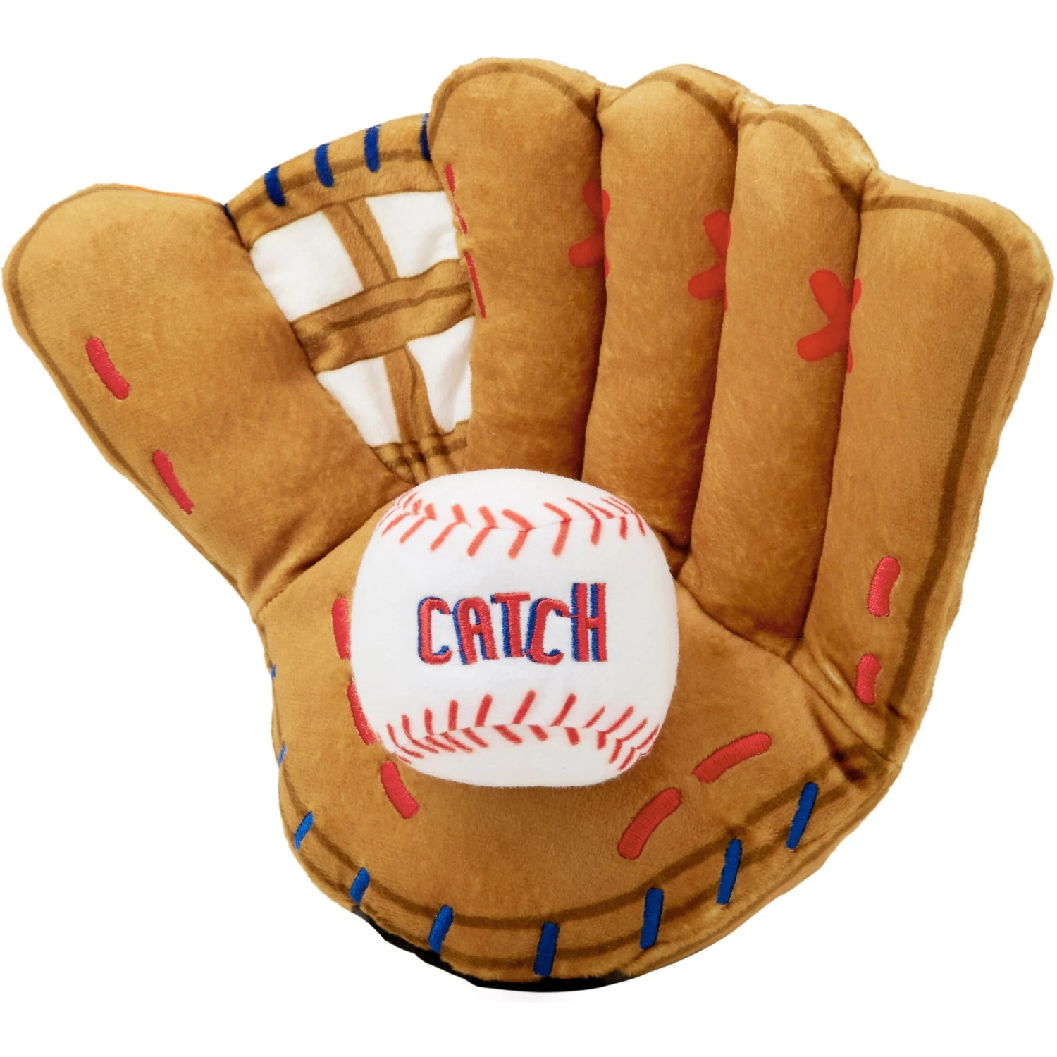 Frisco Baseball Mitt & Ball Interactive Plush Squeaky Dog Toy 3 Frisco Baseball Mitt & Ball Interactive Plush Squeaky Dog Toy