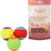 Frisco Fetch Squeaking Colorful Tennis Ball Dog Toy & True Acre Foods Salmon Recipe Mini-Training Rewards Grain-Free Soft & Chewy Dog Treats -Chewy 255469 MAIN. AC SS1800 V1602691291