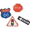 Frisco Road Trip Traffic Signs Plush Squeaky Dog Toy, 4 Count 2 Frisco Road Trip Traffic Signs Plush Squeaky Dog Toy, 4 Count -Chewy 262016 MAIN. AC SS1800 V1618598249