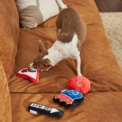 Frisco Road Trip Traffic Signs Plush Squeaky Dog Toy, 4 Count 7 Frisco Road Trip Traffic Signs Plush Squeaky Dog Toy, 4 Count -Chewy 262016 PT3. AC SS1800 V1618598528