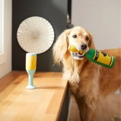 Frisco Champagne & Flute Latex Squeaky Dog Toy -Chewy 264430 PT3. AC SS1800 V1619473959