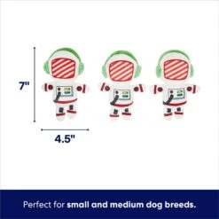 Frisco Holiday Rocket Ship Hide & Seek Puzzle Plush Squeaky Dog Toy -Chewy 287101 PT2. AC SS1800 V1695670721