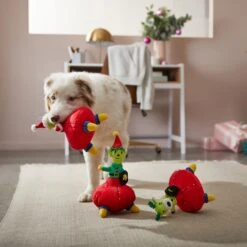 Frisco Holiday Alien Santa & Friends UFO's Plush Squeaky Dog Toy, 3 Count -Chewy 287199 PT3. AC SS1800 V1632773380