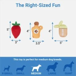 Frisco Brunch Pancake Hide & Seek Puzzle Plush Squeaky Dog Toy -Chewy 297266 PT2. AC SS1800 V1643916712