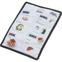 Frisco Brunch Menu Ballistic Nylon Flat Plush Squeaky Dog Toy