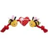 Frisco Valentine Bee Mine Plush With Rope Squeaky Dog Toy 2 Frisco Valentine Bee Mine Plush With Rope Squeaky Dog Toy -Chewy 298937 MAIN. AC SS1800 V1637693744