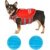Frisco Neoprene Dog Life Jacket & Frisco Foam Rubber Floating Fetch Ball No Squeak Dog Toy -Chewy 303480 MAIN. AC SS1800 V1623063770