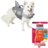 Frisco Shark Dog Life Jacket & KONG Aqua Dog Toy 1 Frisco Shark Dog Life Jacket & KONG Aqua Dog Toy -Chewy 303588 MAIN. AC SS1800 V1623060442