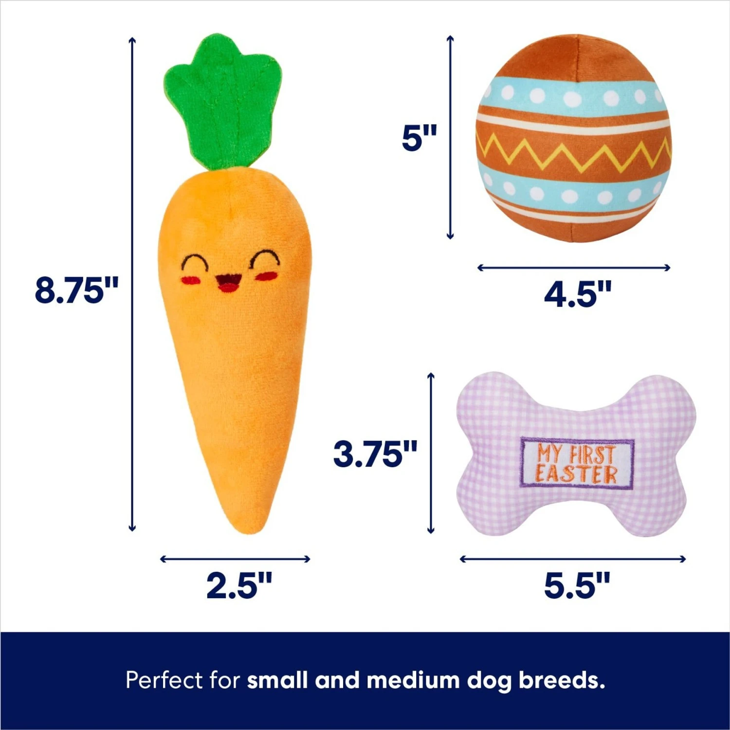 Frisco Easter Puppy Plush Dog Toy 5 Frisco Easter Puppy Plush Dog Toy - Image 3