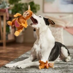 Frisco Valentine Kangaroo & Joey Plush Squeaky Dog Toy -Chewy 312899 PT3. AC SS1800 V1701364918