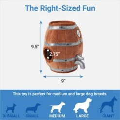 Frisco Beer & Keg Plush Squeaky Dog Toy, 4 Count 8 Frisco Beer & Keg Plush Squeaky Dog Toy, 4 Count -Chewy 327047 PT2. AC SS1800 V1648563981