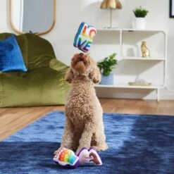 Frisco Pride Symbols Plush Squeaky Dog Toy, 3 Count -Chewy 331630 PT3. AC SS1800 V1647355798