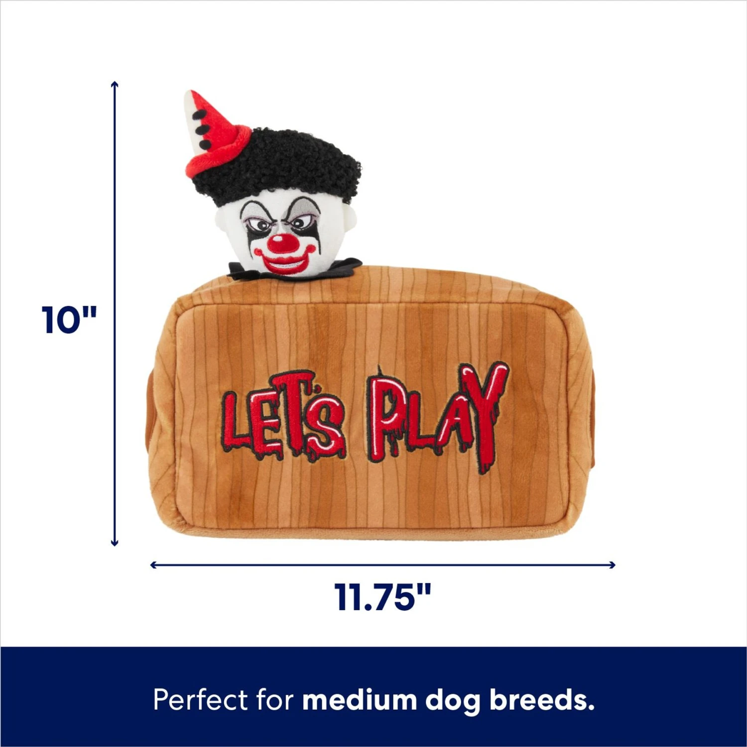 Frisco Halloween Scary Toy Box Hide & Seek Puzzle Plush Squeaky Dog Toy 4 Frisco Halloween Scary Toy Box Hide & Seek Puzzle Plush Squeaky Dog Toy - Image 2