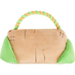 Frisco Halloween "Will Do Tricks For Treats" Sign Plush With Rope Squeaky Dog Toy -Chewy 344172 PT2. AC SS1800 V1657657049