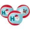 Frisco Holiday Ho Ho Ho Fetch Squeaky Tennis Ball Dog Toy -Chewy 360952 MAIN. AC SS1800 V1694812786