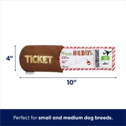 Frisco Holiday Home For The Holidays Airline Ticket Bungee Plush Squeaky Dog Toy 9 Frisco Holiday Home For The Holidays Airline Ticket Bungee Plush Squeaky Dog Toy -Chewy 360966 PT1. AC SS1800 V1695047244