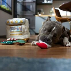 Frisco Holiday Mrs. Claus's Baking Hide & Seek Puzzle Plush Squeaky Dog Toy -Chewy 360977 PT3. AC SS1800 V1661874063