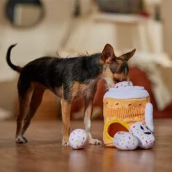 Frisco Halloween Fall Latte Hide & Seek Puzzle Plush Squeaky Dog Toy -Chewy 668326 PT3. AC SS1800 V1689350590