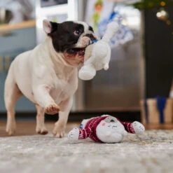 Frisco Holiday Polar Bear Friends Plush Squeaky Dog Toy -Chewy 739822 PT3. AC SS1800 V1695043811