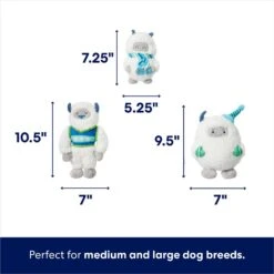 Frisco Holiday Friendly Yetis Plush Squeaky Dog Toy 8 Frisco Holiday Friendly Yetis Plush Squeaky Dog Toy -Chewy 739862 PT1. AC SS1800 V1695045328