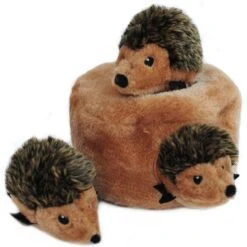Frisco Trash Can & Raccoons Hide & Seek Puzzle Plush Squeaky Dog Toy & ZippyPaws Burrow Squeaky Hide & Seek Plush Dog Toy, Hedgehog Den -Chewy 947446 PT5. AC SS1800 V1693601927