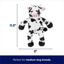 Frisco Monkey Plush With Rope Squeaky Dog Toy & Frisco Cow Plush With Inside Rope Squeaky Dog Toy -Chewy 961998 PT6. AC SS1800 V1694784008