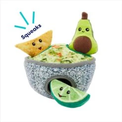 Frisco Trash Can & Raccoons Hide & Seek Puzzle Plush Squeaky Dog Toy & Frisco Guacamole Hide & Seek Puzzle Plush Squeaky Dog Toy -Chewy 962062 PT7. AC SS1800 V1694783037