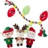Frisco Holiday Santa's Helpers Plush Squeaky Dog Toy, 3 Count & Frisco Holiday Lights Plush With Rope Squeaky Dog Toy 1 Frisco Holiday Santa's Helpers Plush Squeaky Dog Toy, 3 Count & Frisco Holiday Lights Plush With Rope Squeaky Dog Toy -Chewy 986206 MAIN. AC SS1800 V1698258117